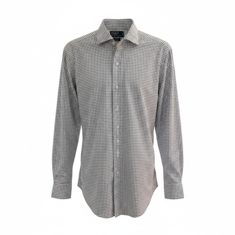 Polo Ralph Lauren Regent Classic Fit Shirt Mens Medium Tattersall Check Cotton